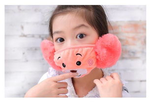 秋冬季萌趣守護 卡通純棉親子口罩，保暖防寒與透氣二合一的貼心之選